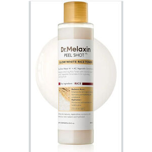 Dr. Melaxin Peel Shot Glow Rice Toner 6.76 fl oz Rice Bran Water H and Ceramides